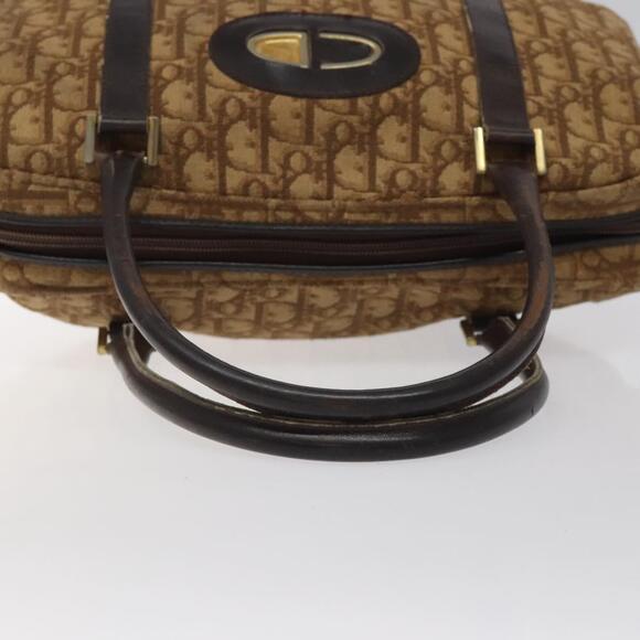 DIOR Trotter Canvas Hand Bag Brown - Picture 7 of 12